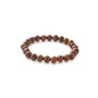 Brook and York Men's Tigerwood Bead Bracelet, Main, color, Brown