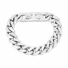 14mm Chunky Stainless Steel Cuban Link Chain Bracelet