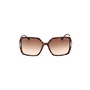 TOM FORD Joanna 59mm Gradient Butterfly Sunglasses, Main, color, Shiny Havana Rose Gold / Brown