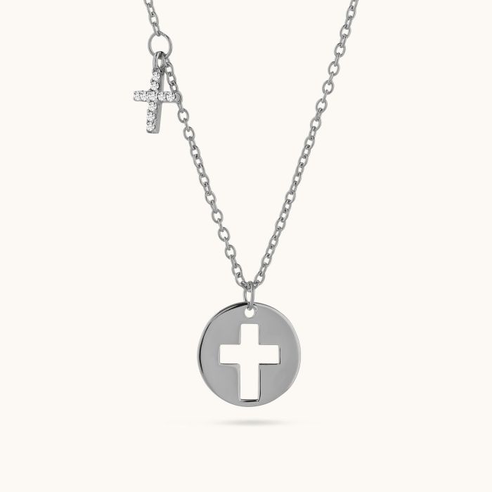 Sterling Silver Cross Charm...