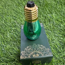 Roll-on Attar Perfume in Bulb-Shaped Antique and Fancy Bottle in Green