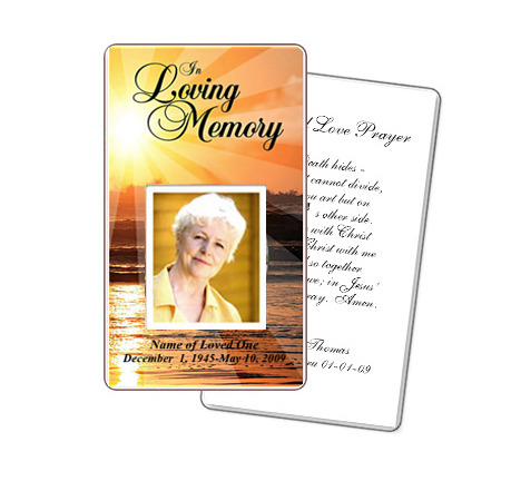 Sunrise Large Prayer Card T...