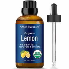 Organic Lemon Essential Oil 30 Ml - Pure Organic Lemon Oil - Natural Lemon Essential Oil Organic for Diffuser, Aromatherapy, Skin, Hair Care - Aceite De Limon - Citrus Essential Oils -