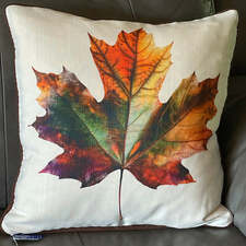 Fall Leaf Throw Pillow
