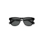 Oliver Peoples R-3 54mm Polarized Round Sunglasses, Main, color, Black