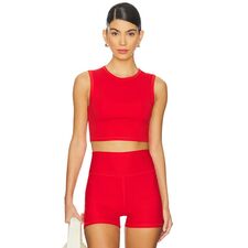 WeWoreWhat Muscle Tank in True Red | REVOLVE