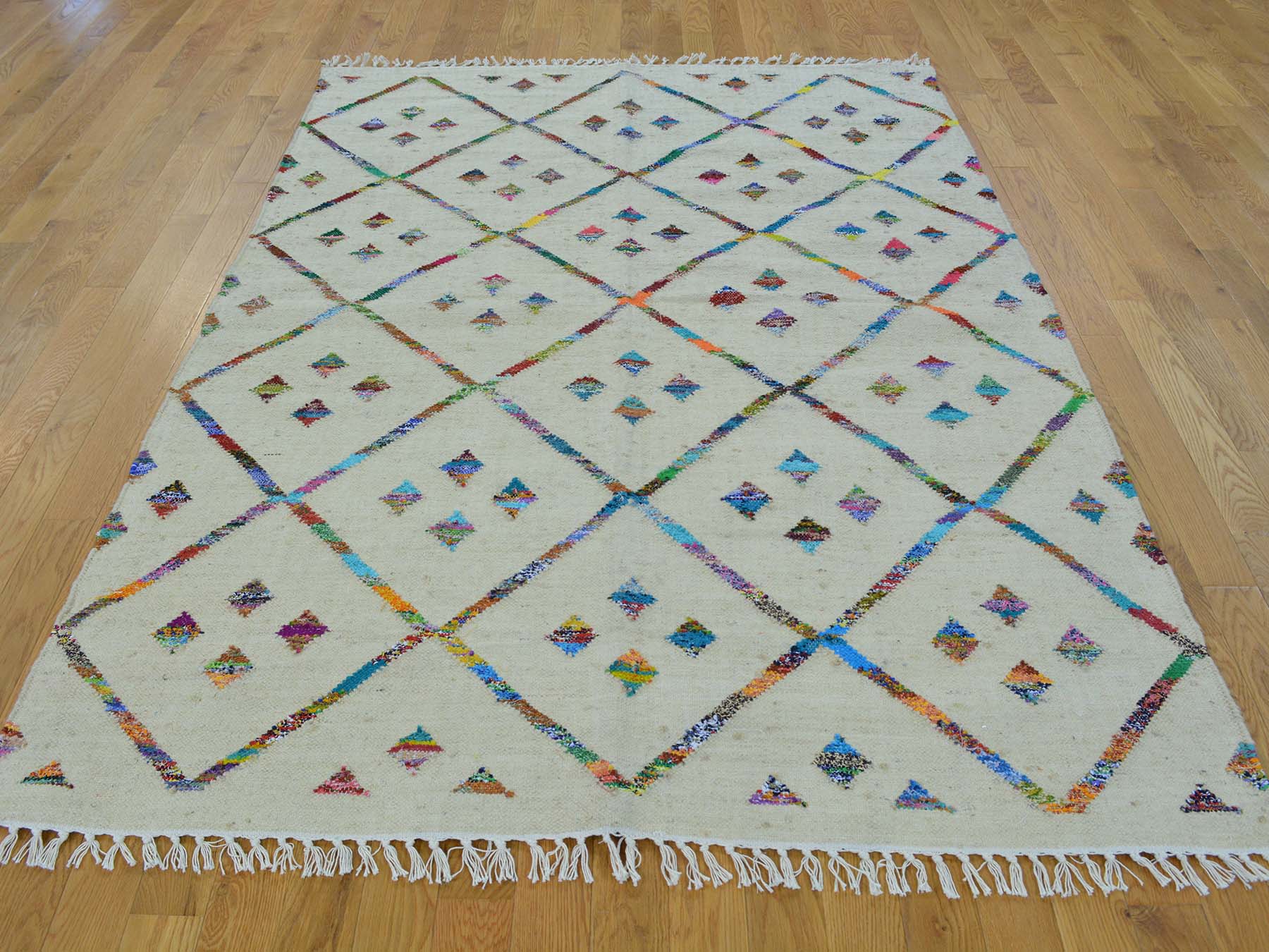 Buy 5' x 7' Handmade Geomet...