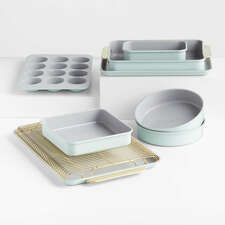 View Caraway Complete 11-Piece Silt Green Ceramic Bakeware Set - image 1 of 5