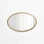 View Mirabella Brass Metal Oval Wall Mirror 25.75"x40" - image 1 of 6