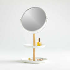 View Yamazaki Tosca Tiered Jewelry Dish with Mirror - image 1 of 4