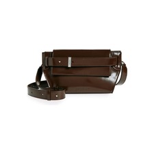 Jacquemus Le Messenger Capri Crossbody Bag, Main, color, Midnight Brown 890