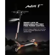 MUKUTA New 2024 8 PLUS ELECTRIC SCOOTER