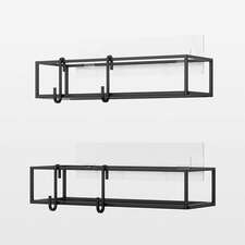 View Umbra Cubiko Black Hanging Shower Bins - image 1 of 4