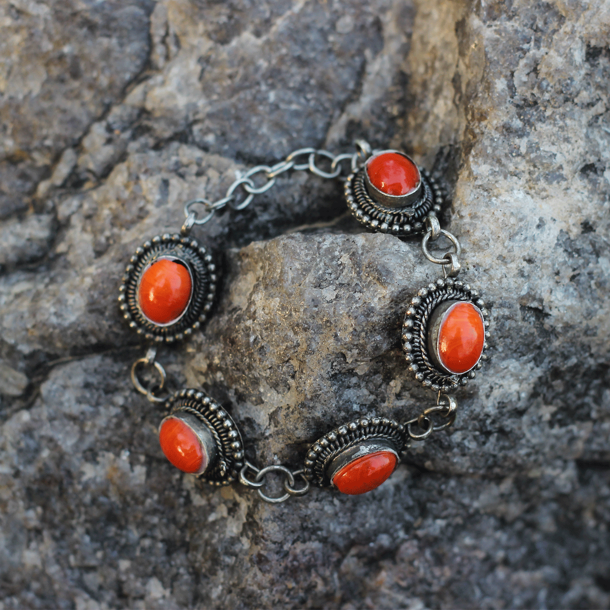 Red Stone Bracelet | Zarood