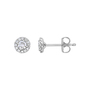 Clara By Martin Binder Diamond Halo Stud Earrings