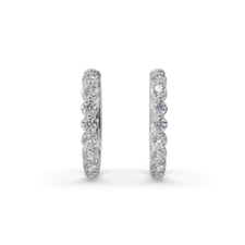 Bezel Prong Set Wraparound Earrings