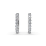 Bezel Prong Set Wraparound Earrings
