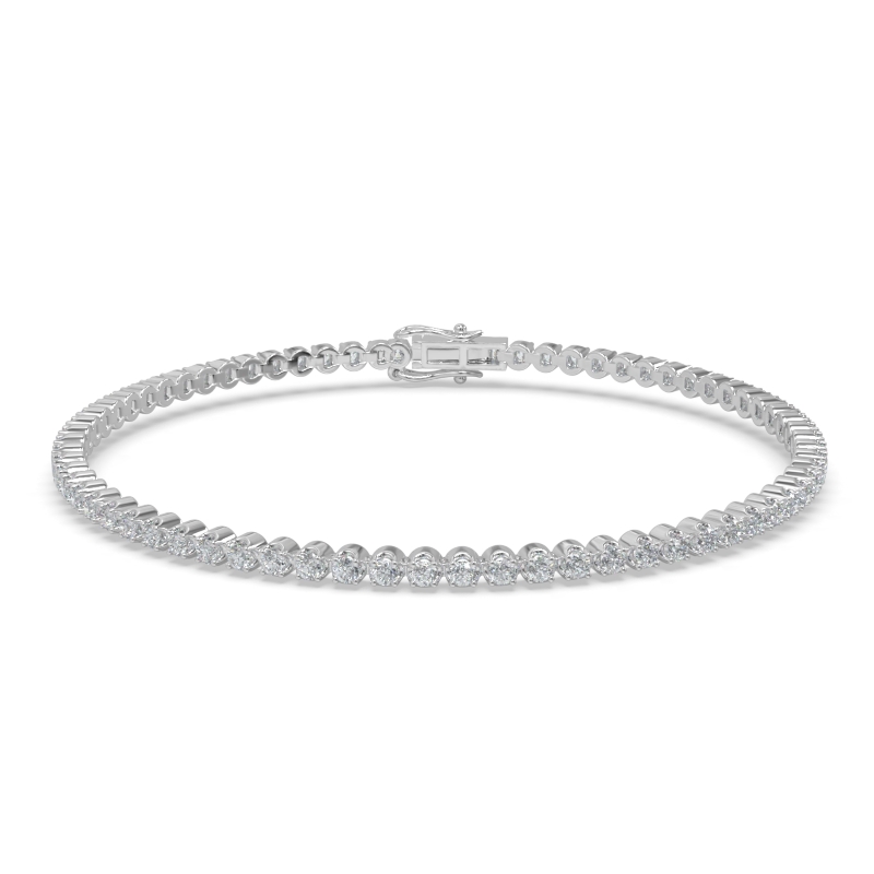 Petite Prong Set Diamond Te...
