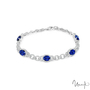 White Gold Blue Sapphire an...