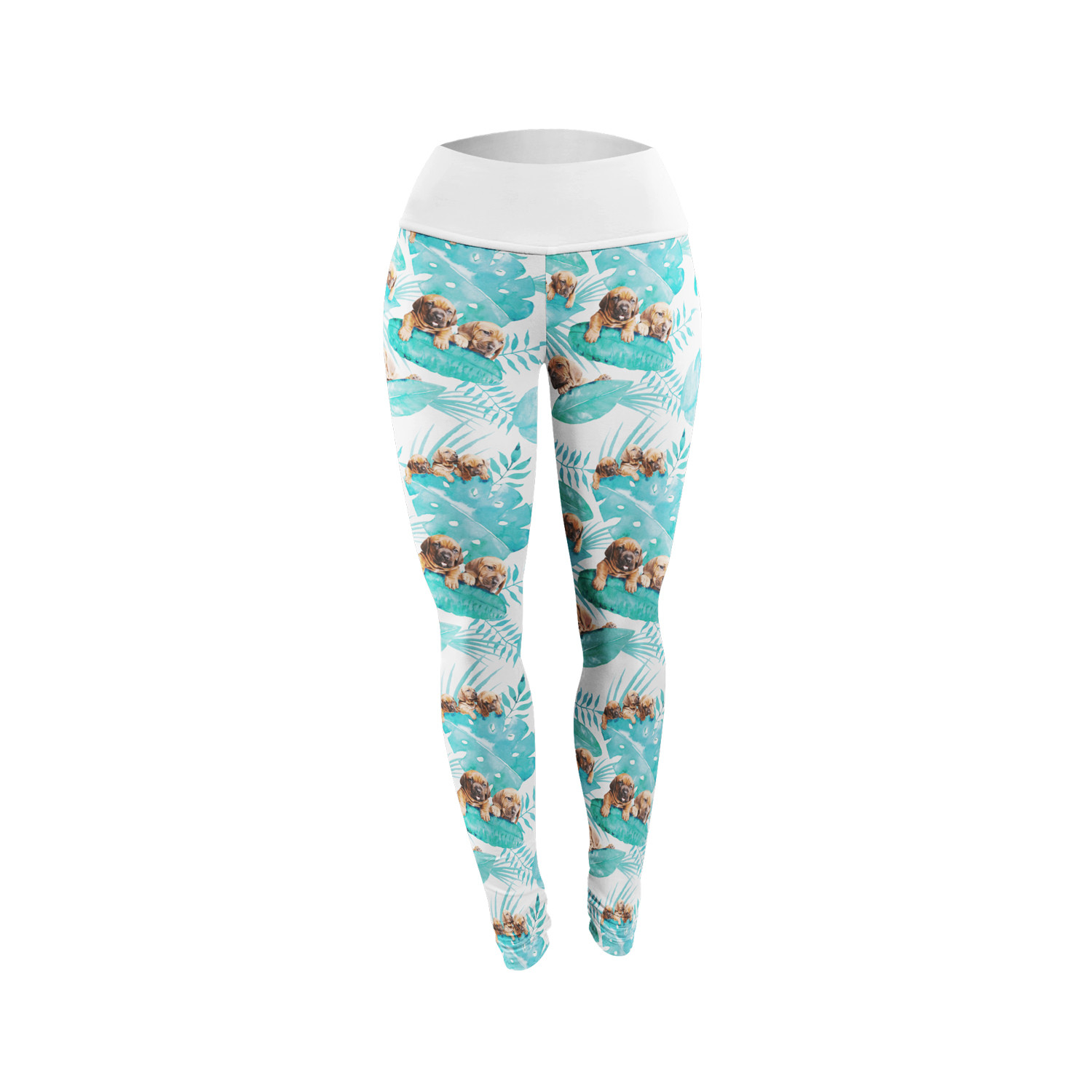 Fern Puppies | Yoga Pants -...