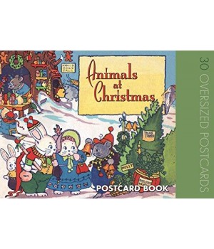 Animals at Christmas Postca...