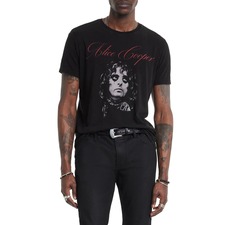 John Varvatos Alice Cooper Cotton Graphic T-Shirt, Main, color, Black