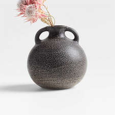 View Arrondir Dark Brown Ceramic Vase 5" by Athena Calderone - image 1 of 6
