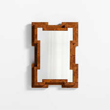 View Memini Burl Wood Vanity Mirror by Athena Calderone - image 1 of 8