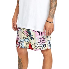 Volcom Sanctorium Swim Trunks, Main, color, Fog