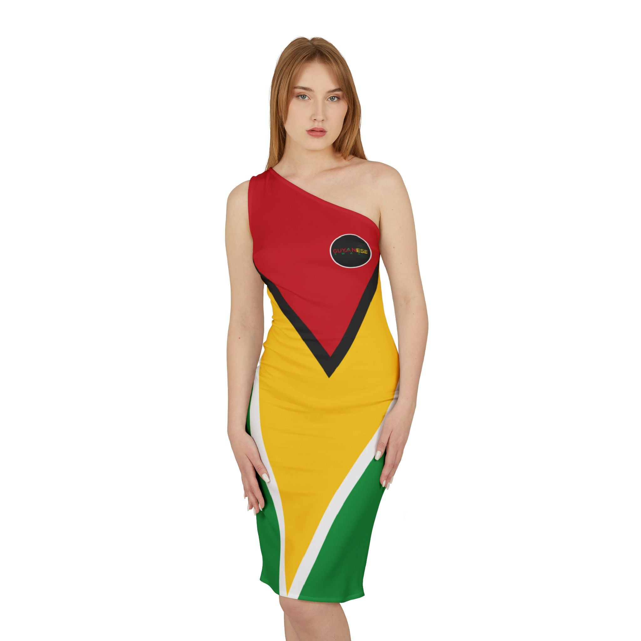 Guyanese Chic One-Shoulder ...