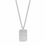 Dog Tag Medical Sign Engravable Caduceus Pendant