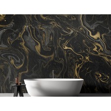 Black Gold Marble Wallpaper