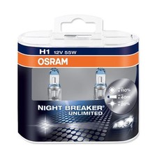Osram H1 Night Breaker Unlimited 2 Bulb Pack