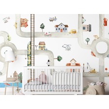 Adventure Avenue Artscape Wallpaper