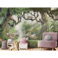Rainforest Roar Renderings Wall Murals