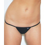 Low Rise G-String - Cotton - Midnight Black