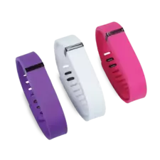 3-Pack Fitbit Flex Watch Band Set (Purple/White/Pink)