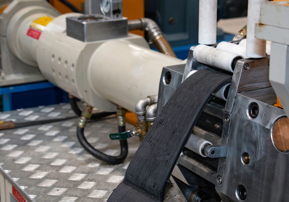 Extruded rubber manufacturi...