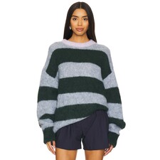 Free People Paris Sweater in Forest Cloud Combo | REVOLVE
