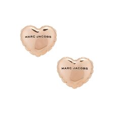 Marc Jacobs Balloon Heart Earrings in Antique Rose Gold | REVOLVE