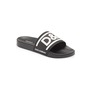 Dolce&amp;Gabbana Logo Embossed Sport Slide, Main, color, 89690 Black/White