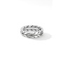 David Yurman Chevron Woven Band Ring, Main, color, Silver