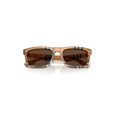 Burberry 57mm Square Sunglasses, Main, color, Dark Brown