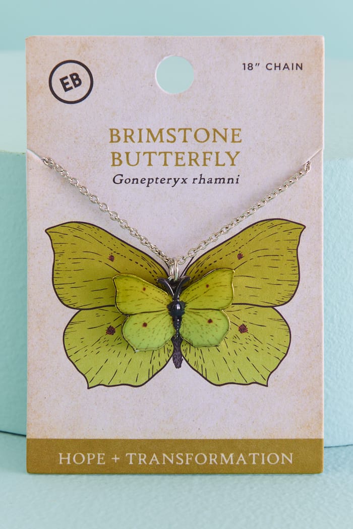 Lime-Green Brimstone Butter...