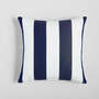 View Sunbrella ® Cabana Navy Stripe 20"x20" Outdoor Pillow - image 1 of 8
