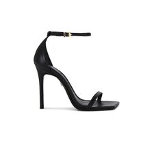 Schutz Jenna Sandal in Black | REVOLVE