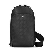 Montblanc Extreme 3.0 Leather Sling Bag, Main, color, Black