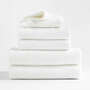 View Antimicrobial Organic Cotton Bright White Bath Towels, Set of 6 - image 1 of 1