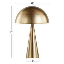View Lachlin Brass Table Lamp 24" - image 2 of 12
