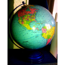 Vintage Industrial Globe 10" Globemaster